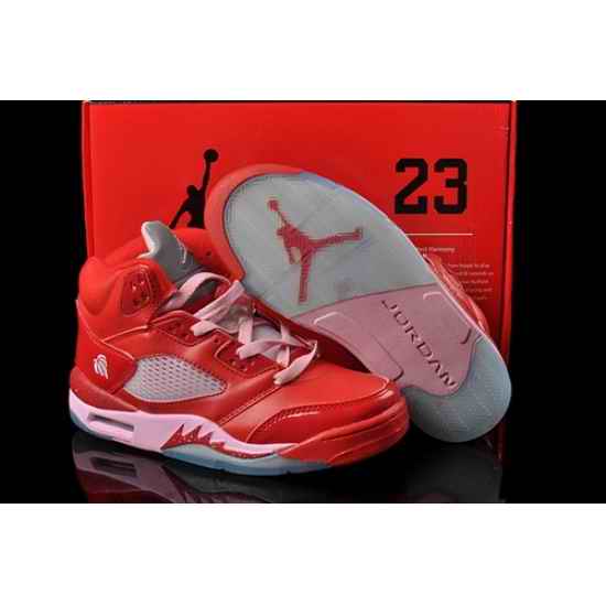 Air Jordan 5 V Shoes 2013 Womens DMP Edition Red Pink